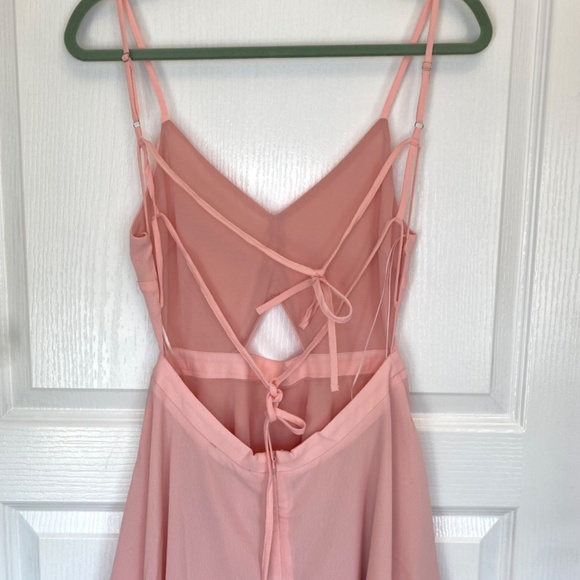 NWT Red Dress Boutique Pink Fit and Flare Dres with Open Back - Picture 8 of 11